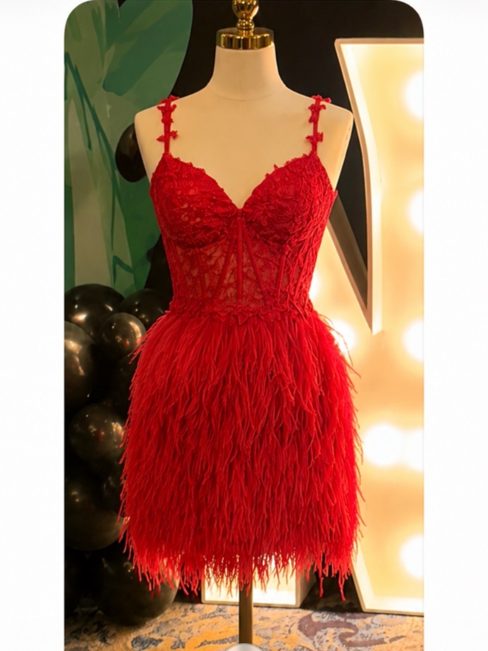 Red Homecoming dress
